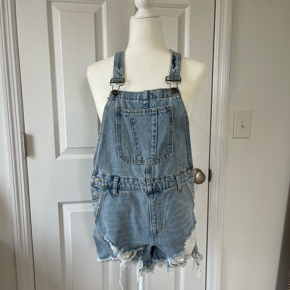 Denim overalls